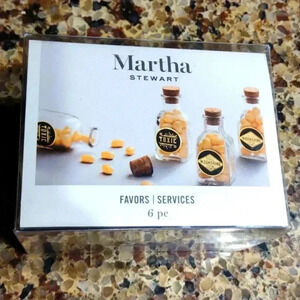 Martha Stewart mini Halloween favor jars NIB